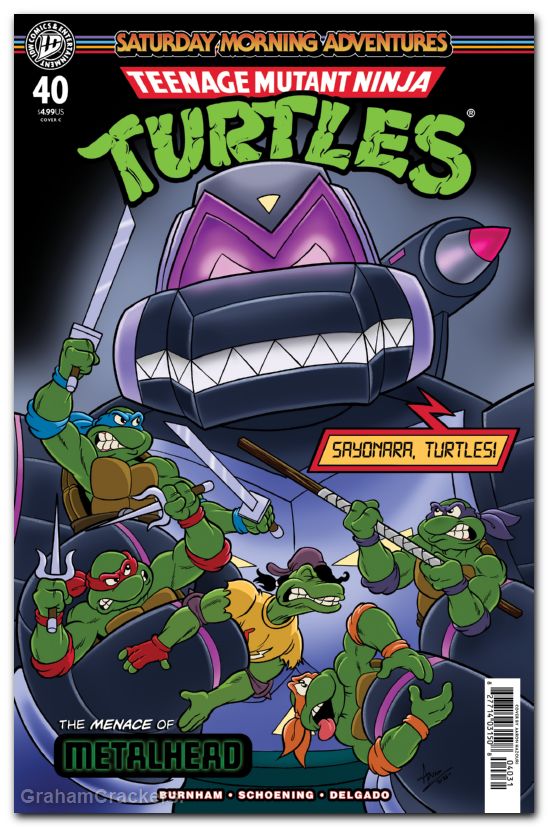 Teenage Mutant Ninja Turtles Saturday Morning Adventures #40 (2023) cover c hazouri variant