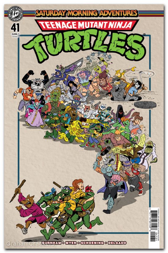 Teenage Mutant Ninja Turtles Saturday Morning Adventures #41 (2023) cover c mitchroney variant
