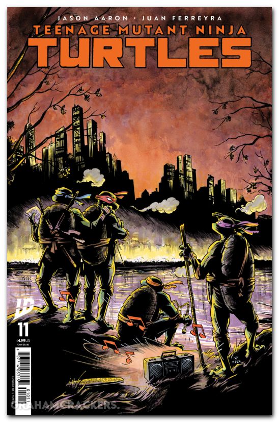 Teenage Mutant Ninja Turtles #11 (2024) cover g powell variant