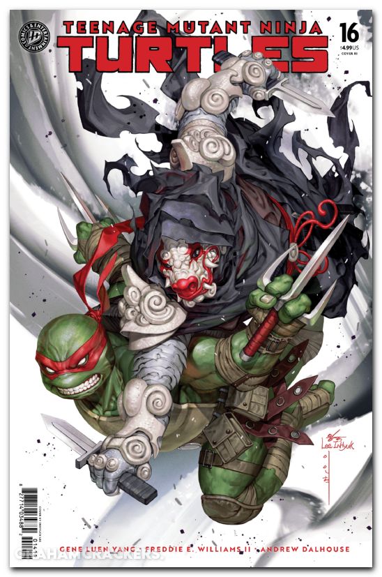 Teenage Mutant Ninja Turtles #16 (2024) cover f lee variant