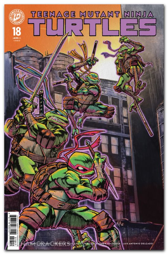 Teenage Mutant Ninja Turtles #18 (2024) cover d alburquerque variant