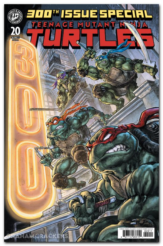 Teenage Mutant Ninja Turtles #20 (2024) 300th issue special cover a