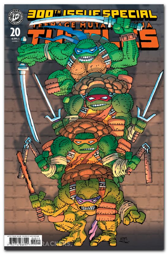 Teenage Mutant Ninja Turtles #20 (2024) 300th issue special cover c miller variant
