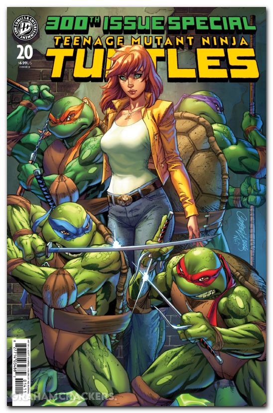 Teenage Mutant Ninja Turtles #20 (2024) 300th issue special cover d campbell variant