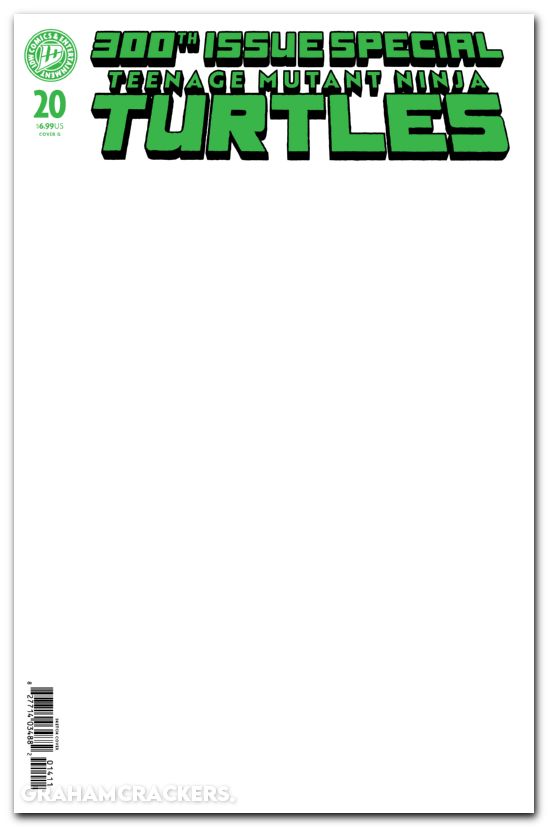 Teenage Mutant Ninja Turtles #20 (2024) 300th issue special cover g sketch foil variant