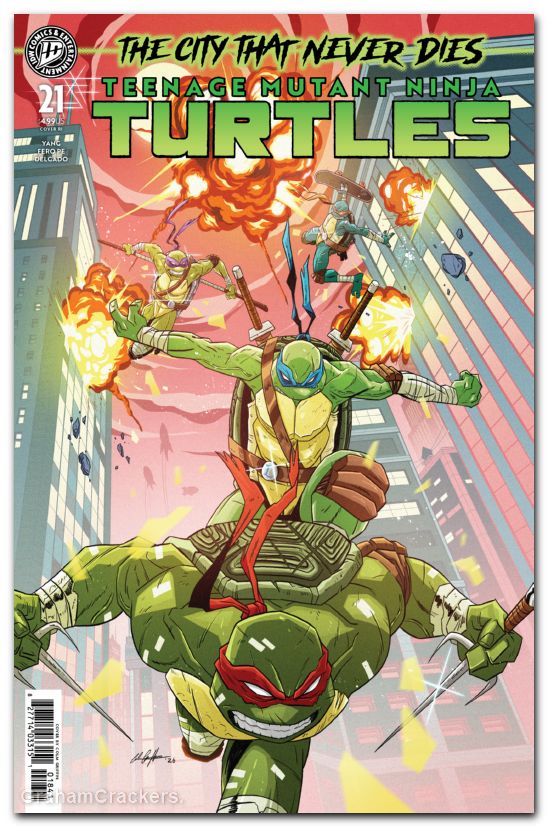 Teenage Mutant Ninja Turtles #21 (2024) cover g griffin variant