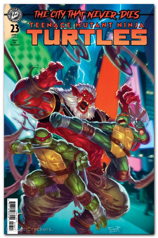 Teenage Mutant Ninja Turtles #23 (2024) cover a