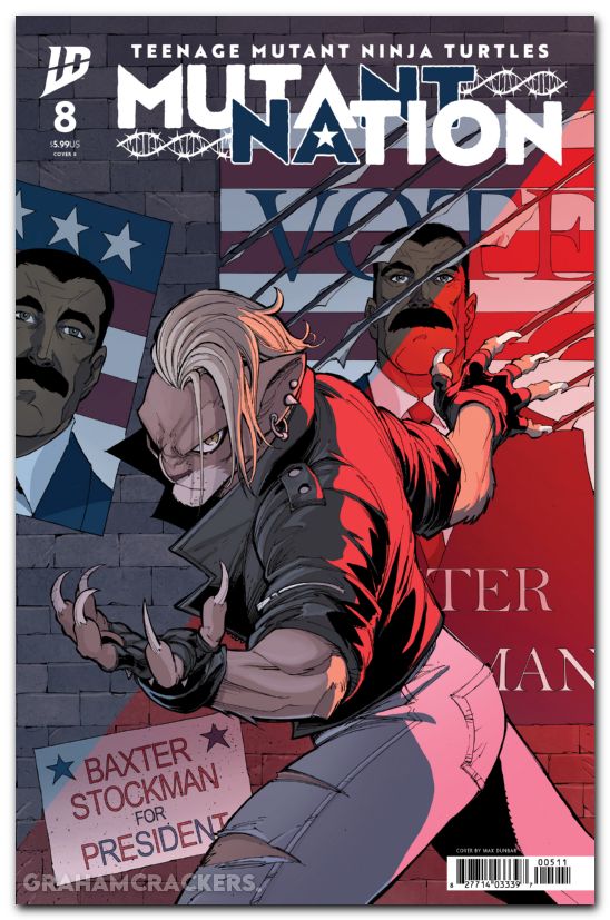 Teenage Mutant Ninja Turtles Mutant Nation #8 (2024) cover b dunbar variant