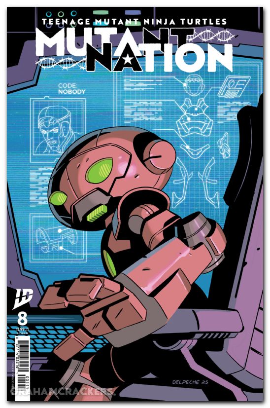 Teenage Mutant Ninja Turtles Mutant Nation #8 (2024) cover c delpeche variant