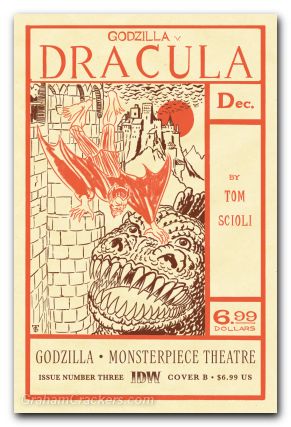 Godzillas Monsterpiece Theatre #3 (2024) cover b scioli variant