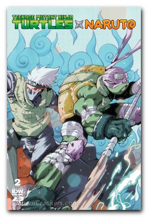 Teenage Mutant Ninja Turtles X Naruto #2 (2024) cover g ortiz variant