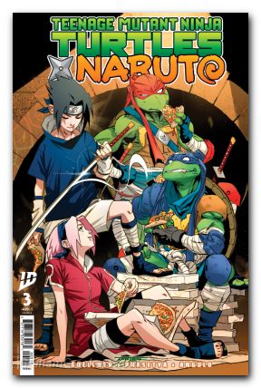 Teenage Mutant Ninja Turtles X Naruto #3 (2024) cover a