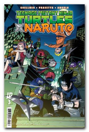 Teenage Mutant Ninja Turtles X Naruto #3 (2024) cover f randolph variant