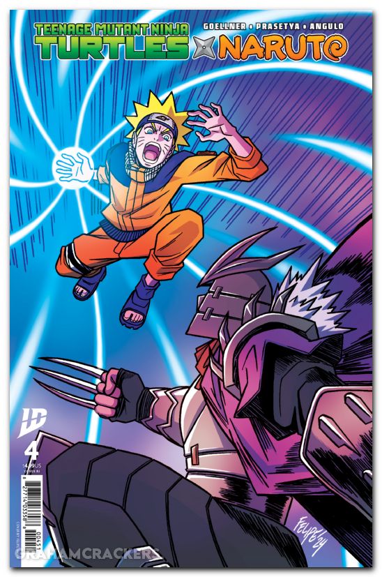 Teenage Mutant Ninja Turtles X Naruto #4 (2024) cover e smith variant