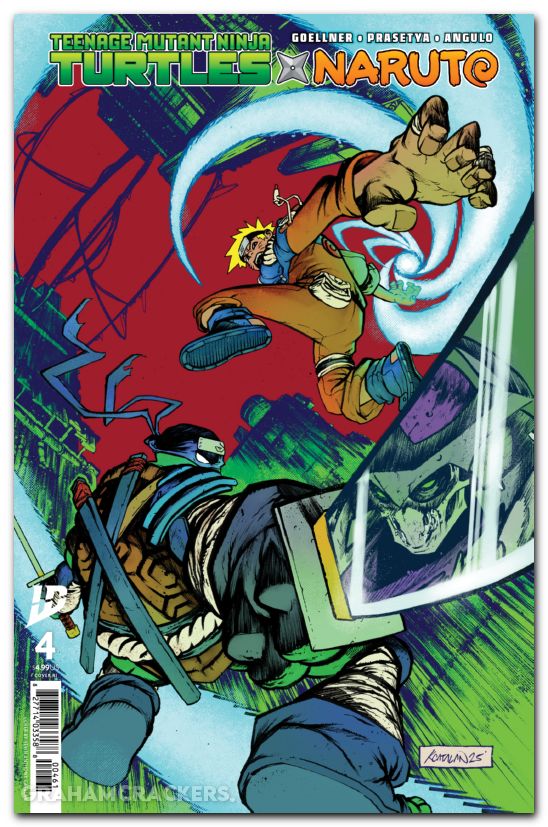 Teenage Mutant Ninja Turtles X Naruto #4 (2024) cover f catalan variant