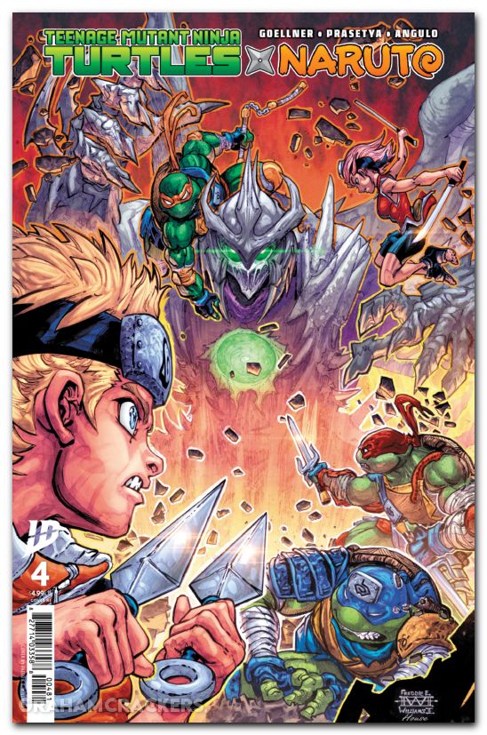 Teenage Mutant Ninja Turtles X Naruto #4 (2024) cover h williams ii variant