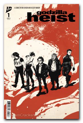 Godzilla Heist #1 (2025) cover b tunica movie poster variant