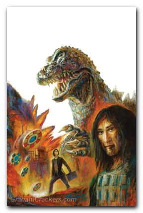 Godzilla Heist #1 (2025) cover c eggleton virgin variant