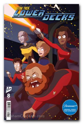 Star Trek Lower Decks #8 (2024) cover a