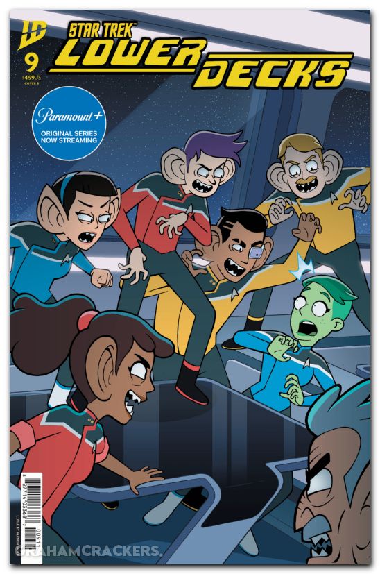 Star Trek Lower Decks #9 (2024) cover b lawrence variant