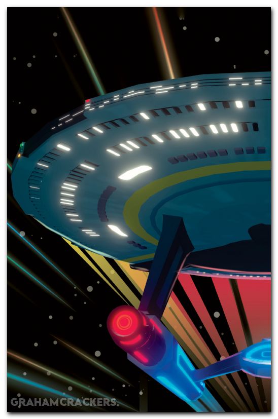 Star Trek Lower Decks #17 (2024) cover b fenoglio connecting variant