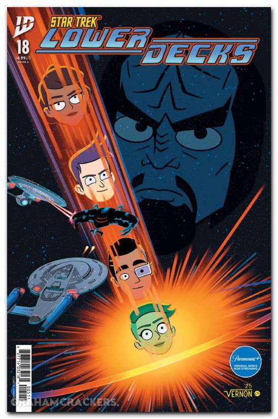 Star Trek Lower Decks #18 (2024) cover a