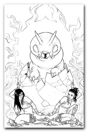 Mothra Queen Of The Monsters #2 (2025) cover d campbell b&w virgin variant