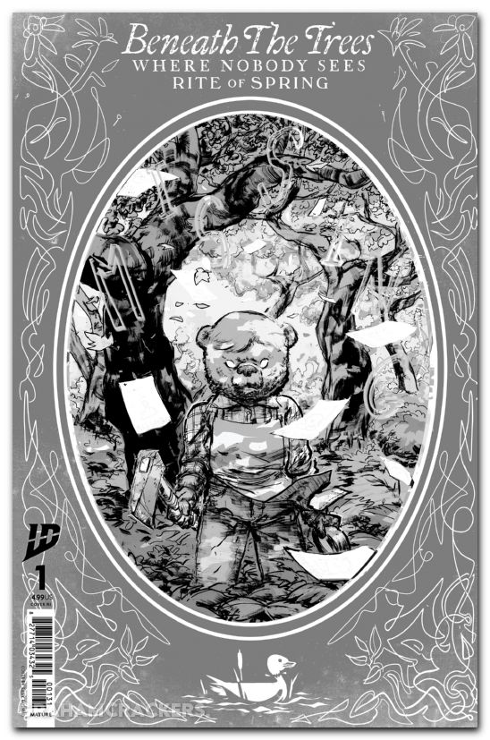 Beneath The Trees Where Nobody Sees Rite Of Spring #1 (2025) cover g rossmo storybook b&w variant