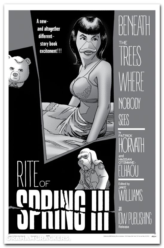 Beneath The Trees Where Nobody Sees Rite Of Spring #3 (2025) cover e fleecs b&w variant
