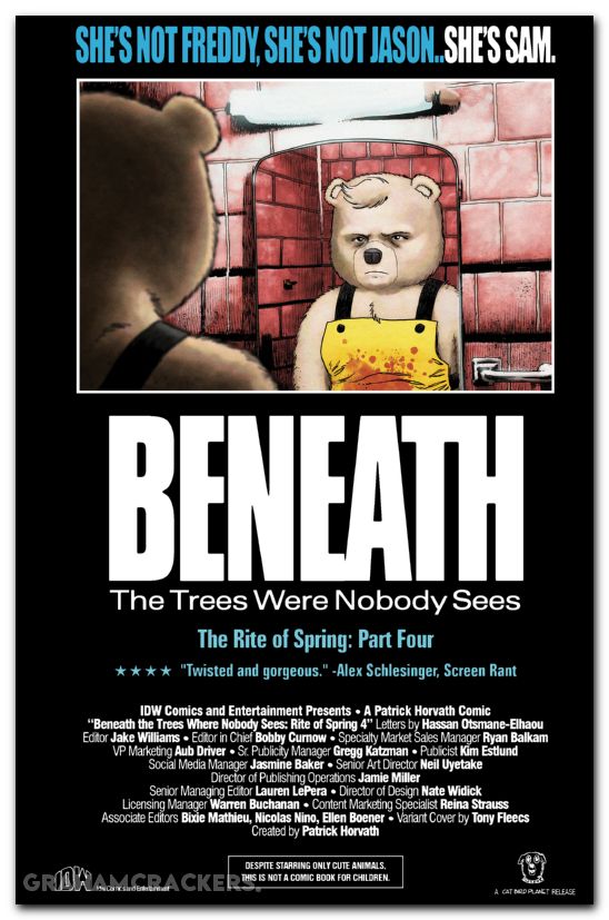 Beneath The Trees Where Nobody Sees Rite Of Spring #4 (2025) cover b fleecs movie homage variant
