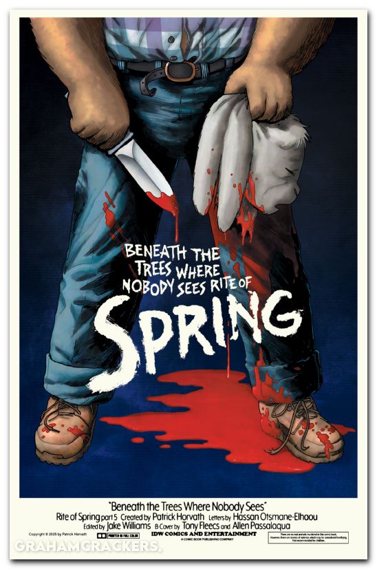 Beneath The Trees Where Nobody Sees Rite Of Spring #5 (2025) cover b fleecs movie homage variant