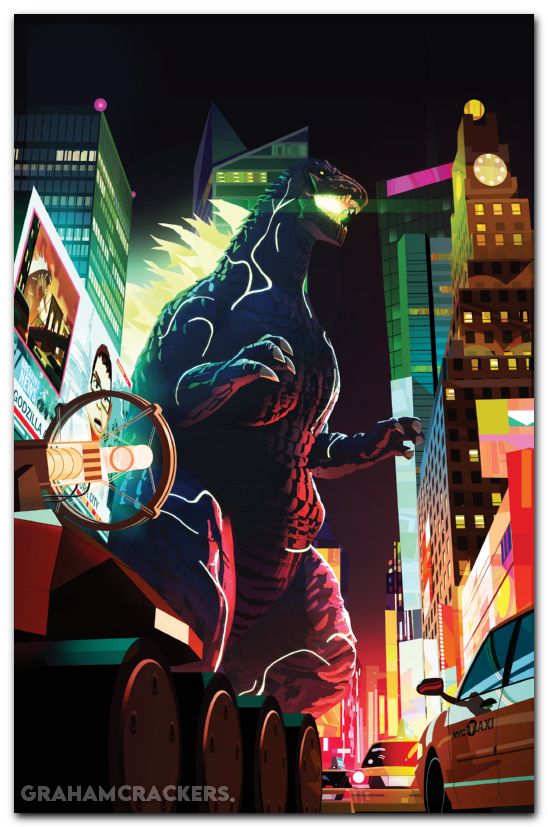 Godzilla #1 (2025) cover g byrand virgin variant