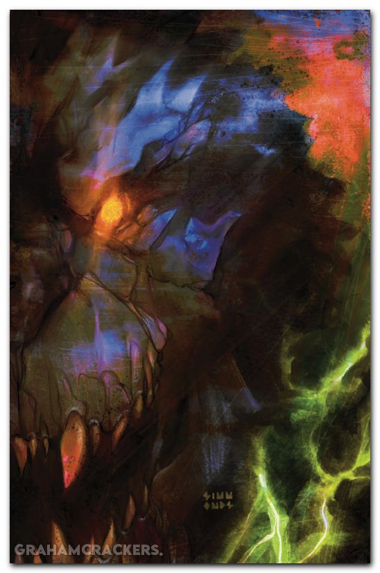 Godzilla #1 (2025) cover h simmonds virgin variant