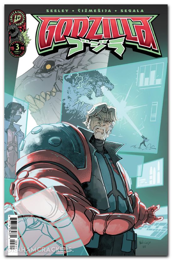 Godzilla #3 (2025) cover a