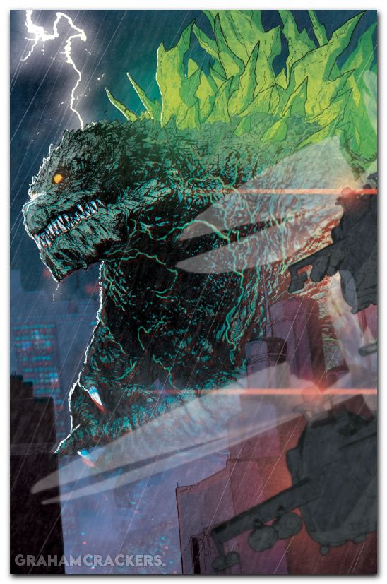 Godzilla #3 (2025) cover d jones virgin variant