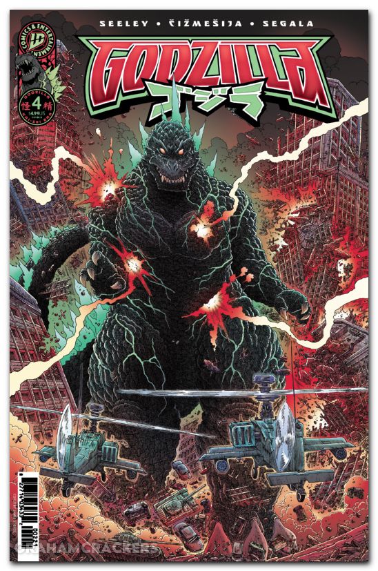 Godzilla #4 (2025) cover b stokoe variant