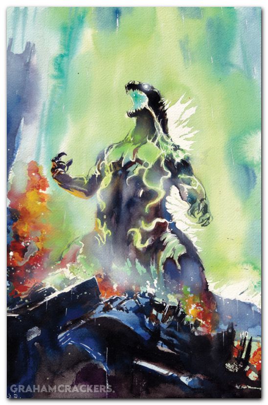 Godzilla #6 (2025) cover e ito virgin variant