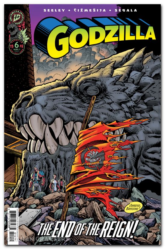Godzilla #6 (2025) cover d jurgens the death of godzilla secret homage variant