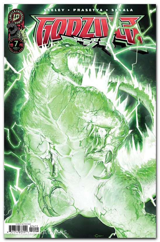 Godzilla #7 (2025) cover d crain variant