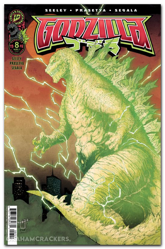 Godzilla #8 (2025) cover b uribe variant