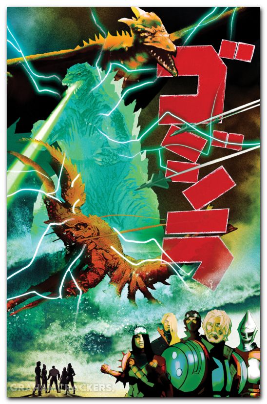 Godzilla #9 (2025) cover c de martinis movie homage variant