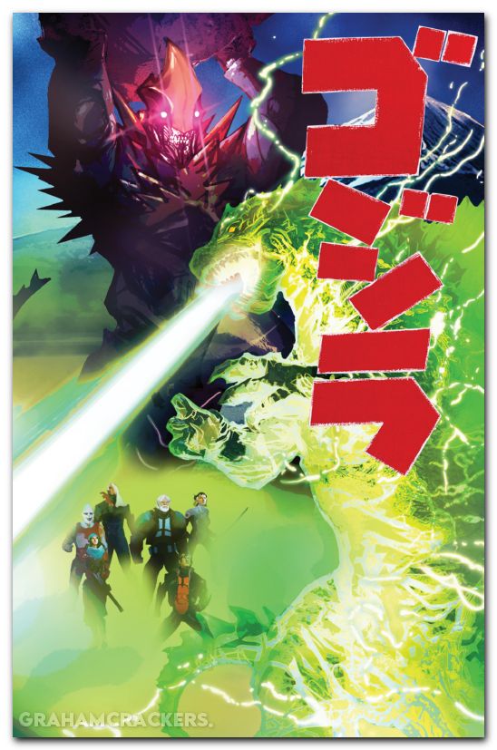 Godzilla #10 (2025) cover c de martinis movie homage variant