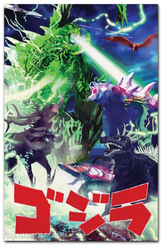 Godzilla #11 (2025) cover c de martinis movie homage variant