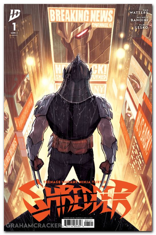 Teenage Mutant Ninja Turtles Shredder #1 (2025) cover b bandini variant