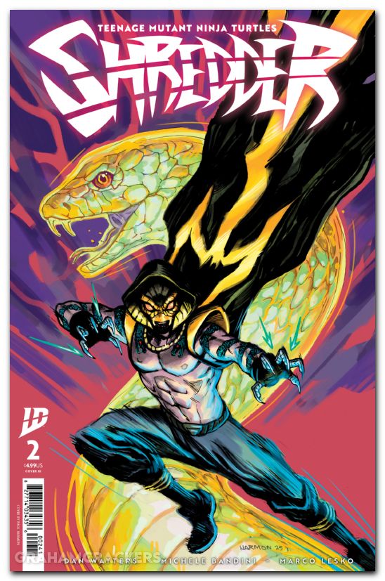 Teenage Mutant Ninja Turtles Shredder #2 (2025) cover d bandini b&w variant