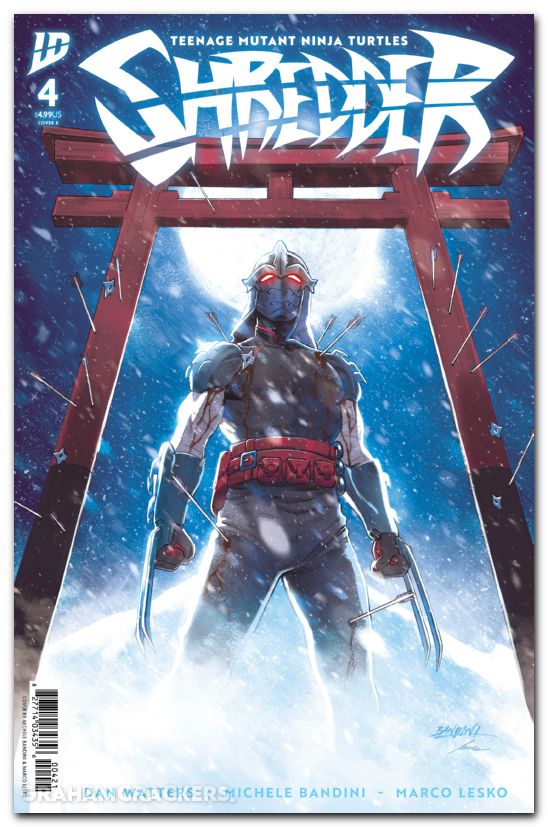 Teenage Mutant Ninja Turtles Shredder #4 (2025) cover b bandini variant