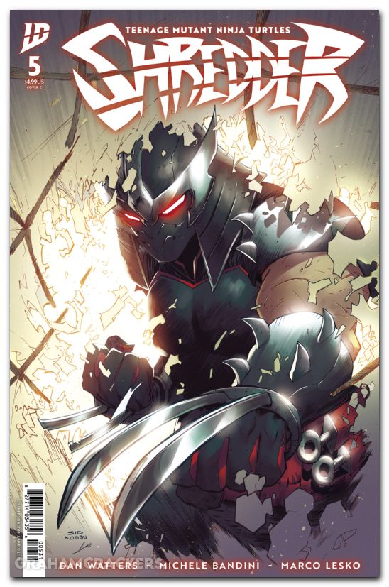 Teenage Mutant Ninja Turtles Shredder #5 (2025) cover c kotian variant