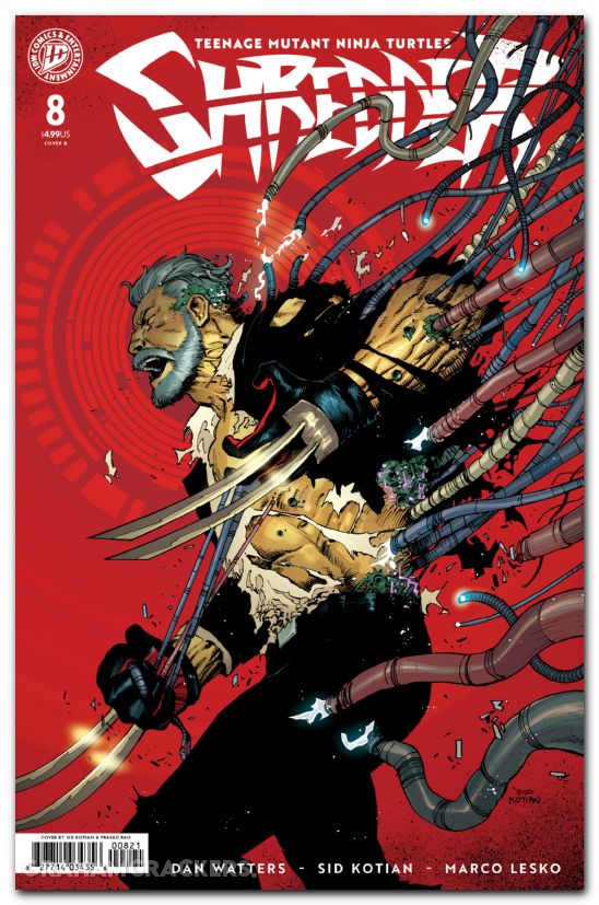 Teenage Mutant Ninja Turtles Shredder #8 (2025) cover b kotian variant