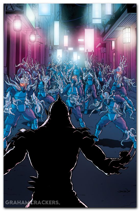 Teenage Mutant Ninja Turtles Shredder #8 (2025) cover e burrows virgin variant