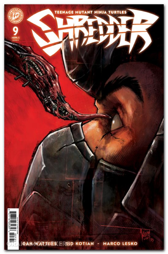Teenage Mutant Ninja Turtles Shredder #9 (2025) cover c worm variant